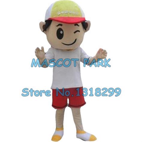 boy kid mascot costume