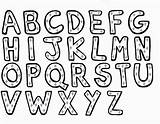 Coloring Alphabet Pages Clipart Printable Library sketch template