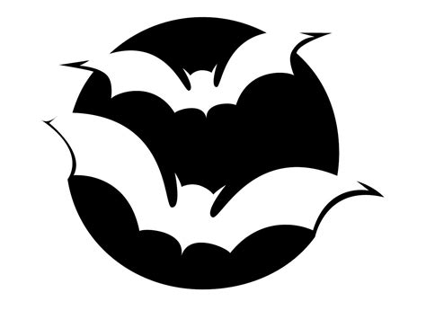 printable bat pumpkin carving patterns design templates funny
