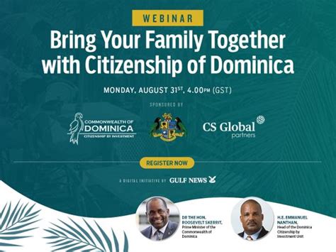 Gulf News To Host Webinar On Dominica’s Citizenship By Investment