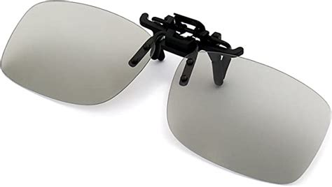 besgoods 3d reald glasses polarized clip on eyewear for tv