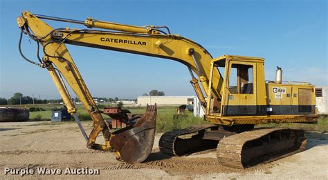 caterpillar  excavator  brookline mo item  sold purple wave
