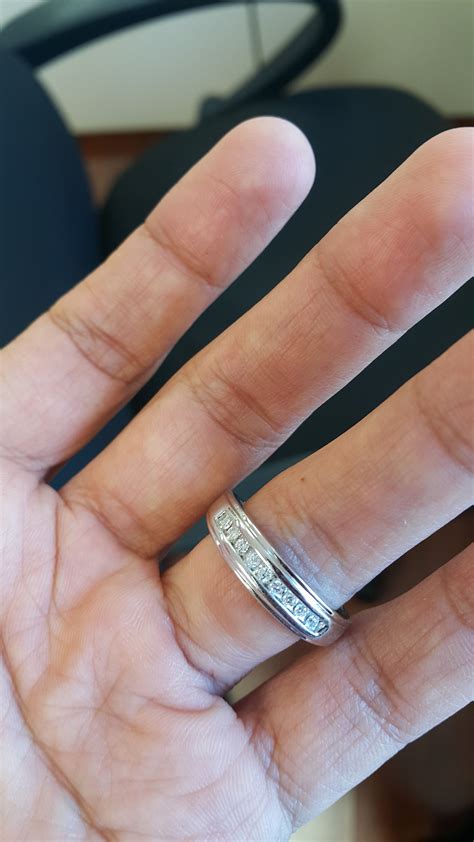 Derbevilletest Abholen Postkarte Wedding Ring Finger For Men Prämisse