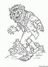Gremlins Werewolf sketch template