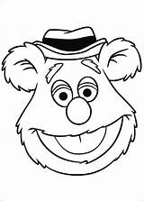 Muppets Coloring Pages Fozzie Fun Kids sketch template