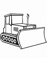 Coloring Digger Bulldozer Construction Pages Colouring Template Work Sketch Print Truck Tractor Craft Color Kids Preschool Sketchite Vehicles Moving Parts sketch template