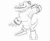 Sonic Vector Crocodile Coloring Pages Generations Character Another Printable sketch template