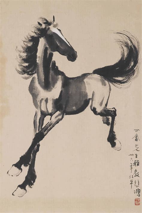 xu beihong   galloping horse christies horse painting horses chinese painting