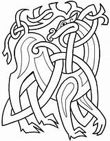 Celtic Animals sketch template