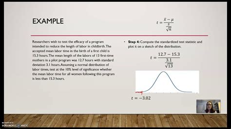 step hypothesis testing process youtube