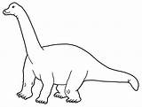 Dinosaur Coloring Pages Sauropod Print Kids Printable Choose Board Clipartqueen sketch template