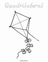 Quadrilateral Kites Twistynoodle sketch template