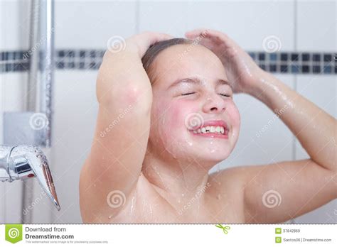 shower stock image image of girl personal steaming 37842869