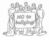 Bullying Bullismo Acoso Escolar Bully Supercoloring Mobbing Stampare Antibullying Pesten Fifth Desenhar Frases Kleurplaten sketch template