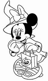 Halloween Disney Coloring Pages Minnie Mouse Printable Colouring Kids Print Garfield Sheets Para Mickey Printables Fall Adult Coloriage Google Witch sketch template
