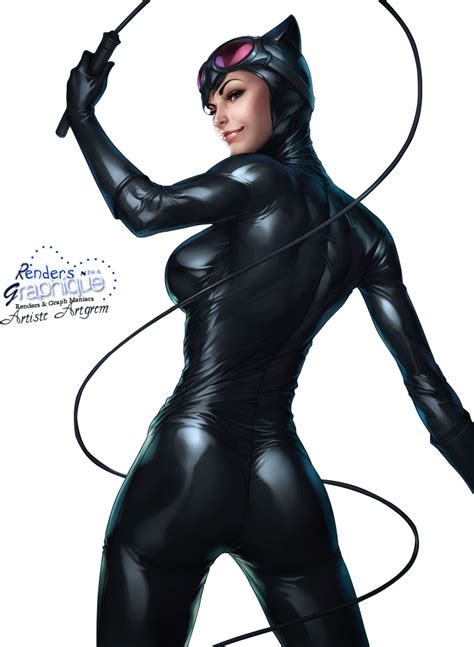 render comics renders artiste artgerm catwoman costume