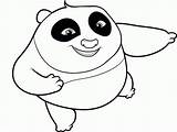 Coloring Pages Panda Baby Kawaii Red Cute Crush Fu Kung Cliparts Animal Favorites Add sketch template