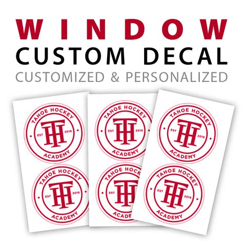 custom window decals decals helmet  tag