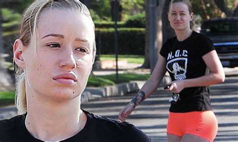 iggy azalea shows off her incredible figure in a pair of tight shorts in la