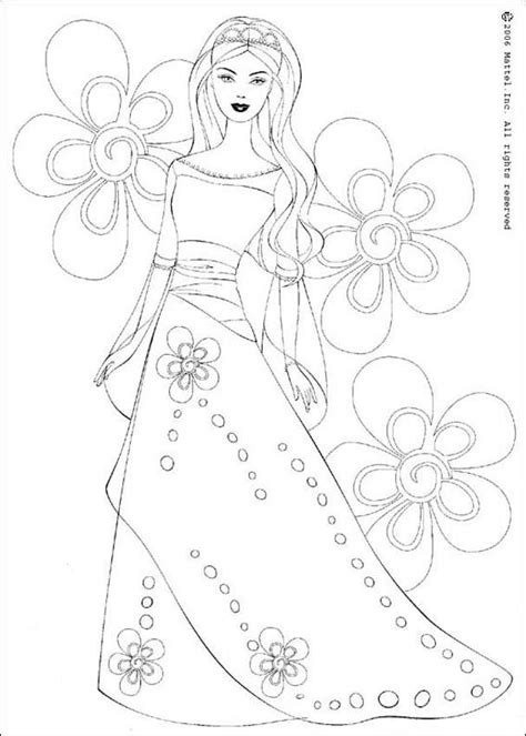 barbie princess coloring pages hellokidscom
