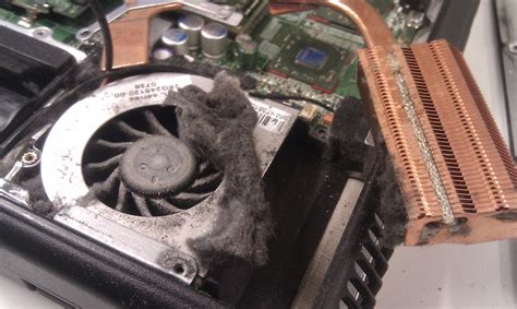 solved laptop fan  heat sink dust cleaning   hp support