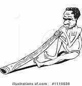 Didgeridoo Coloring Sketch Dennis Illustrationsof sketch template