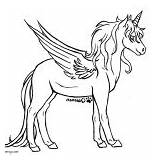 Alicorn Coloring Unicorn Pages Winged Pegasus Tagged Posted sketch template