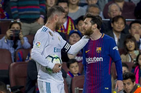 real madrid captain sergio ramos makes shock lionel messi claim after