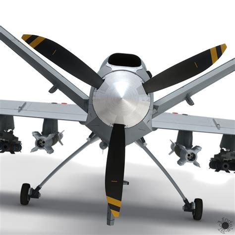 mq  reaper military aircraft drone  model
