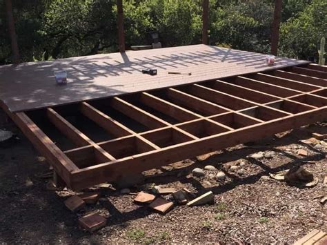 shed floor joist spacing    outdoor storage options