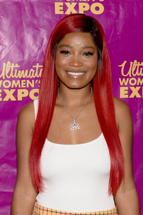 Keke Palmer S Bright Red Hair Keke Palmer S Best Hair Moments And