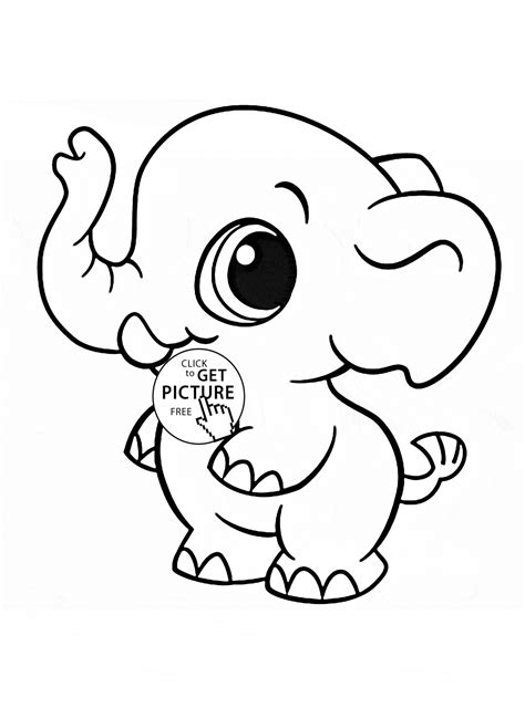 cute animals  big eyes coloring pages bubakidscom
