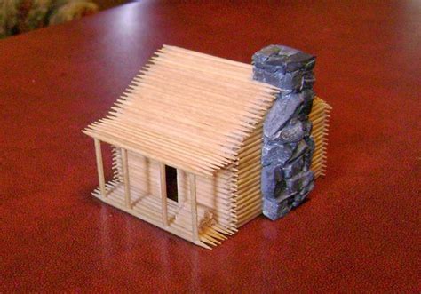 west toothpick town log cabin toothpick crafts craft stick crafts craft projects  adults