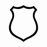 Badge Police Outline Clipart Clipartmag sketch template