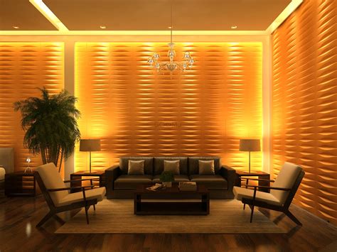 decorative interior  wall panels textured wall decor designs set