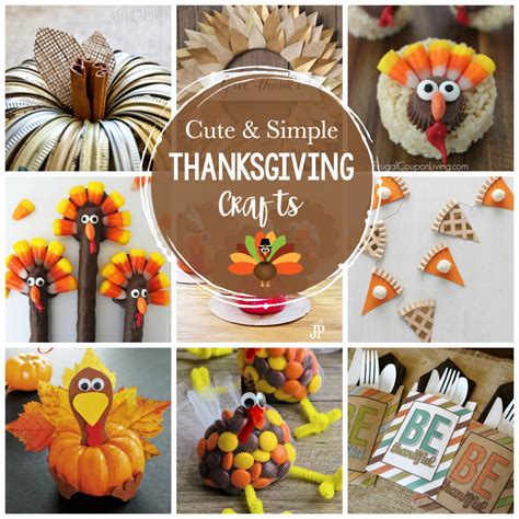 fun and simple thanksgiving crafts to make this year crazy little projects