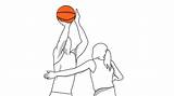 Wikihow Baloncesto Basquetbol Tirar Jugando Canestro Tirare Gambar Technicien Step Passaggi sketch template