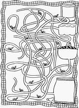 Maze Printable Ants Mazes Craft Fourmis sketch template