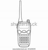 Walkie Talkie Coloring Pages Template sketch template