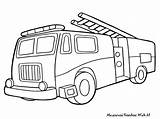 Fire Truck Simple Drawing Coloring Pages Getdrawings sketch template