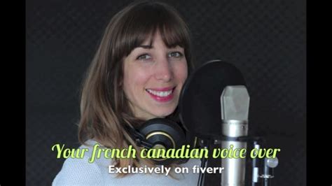 record a french canadian voice over by voiceovermarie fiverr