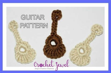 crochet guitar allfreecrochetcom