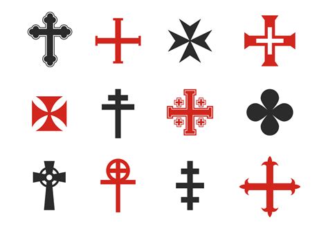 cross symbol vectors   vector art stock