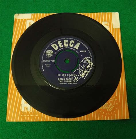 Brian Poole And The Tremeloes Brian Poole Do You Autographed Record
