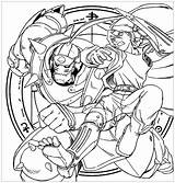 Alchemist Fullmetal Crafts sketch template