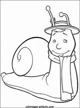 Escargot Dessin Colorier Coloriage Hugo Ecureuil Imprimer sketch template