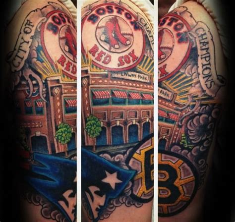 boston red sox tattoos  men baseball ink ideas