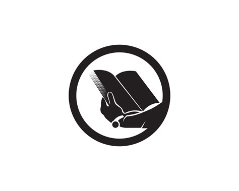 book reading logo  symbols template icons app  vector art