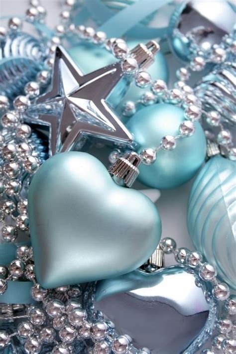 silver  blue decor ideas  christmas   year