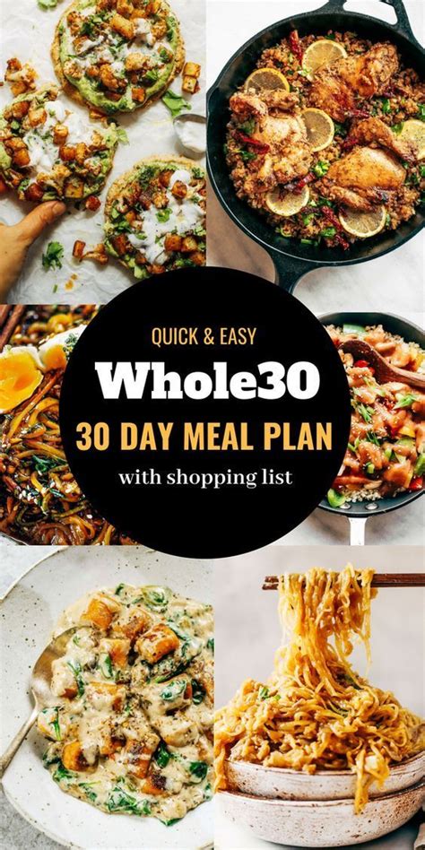 whole30 meal plan that s quick and healthy whole30